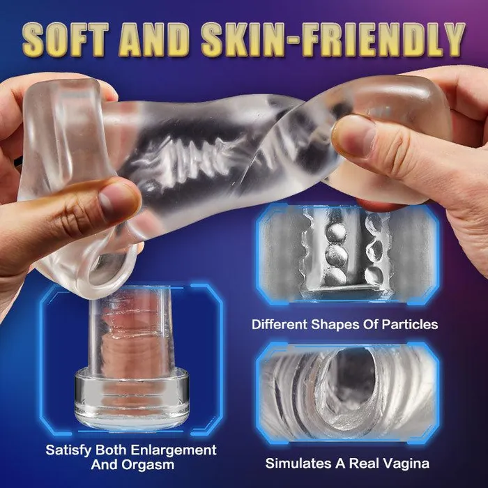 propinkup Male Sex Toys Penis Enlargement 6 Suction Vacuum Pump Trainning Male Maturbation Cup