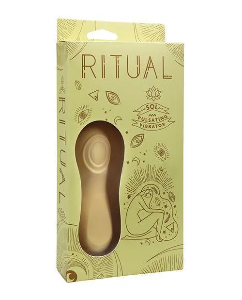 Ritual Sol Rechargeable Silicone Pulsating Vibe Yellow Doc Johnson Female Sex Toys Ritual Sol Rechargeable Silicone Pulsating Vibe Yellow Doc Johnson Female Sex Toys