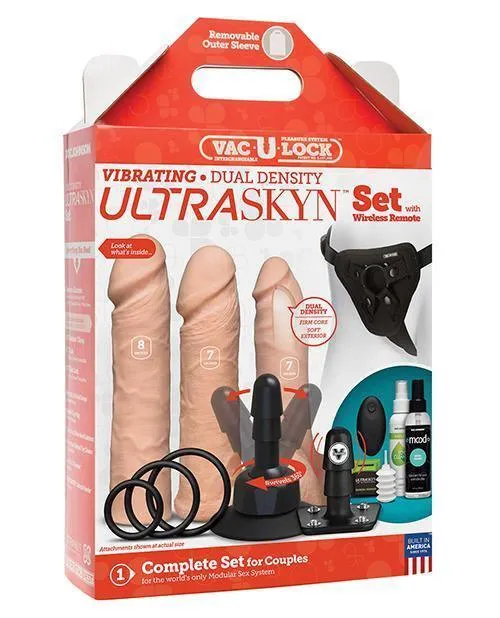 Vaculock Vibrating Dual Density Ultraskyn Set Wwireless Remote Doc Johnson Female Sex Toys Vaculock Vibrating Dual Density Ultraskyn Set Wwireless Remote Doc Johnson Female Sex Toys