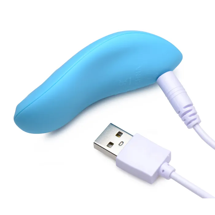 10X Mighty Rider Vibrating Silicone Strapless Strapon Blue Strap U Female Sex Toys