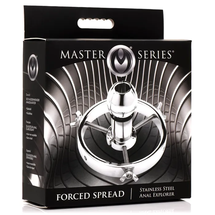 Anal Master Series Forced Spread Stainless Steel Anal Explorer