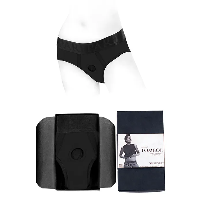 Anal SpareParts Hardware SpareParts Tomboi Nylon Briefs Harness Black Size 3XL Anal SpareParts Hardware SpareParts Tomboi Nylon Briefs Harness Black Size 3XL