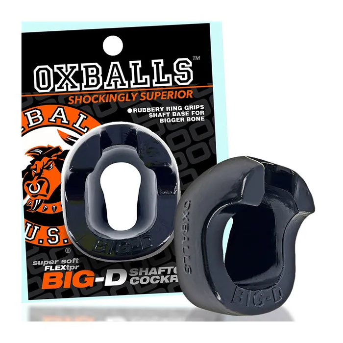 Blue Ox Designs Oxballs Oxballs BigD Shaft Grip Cockring Black Dildos