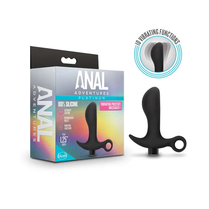 Blush Novelties Male Sex Toys Anal Adventures Platinum Vibra Prostate Massager 1 Blush Novelties Male Sex Toys Anal Adventures Platinum Vibra Prostate Massager 1