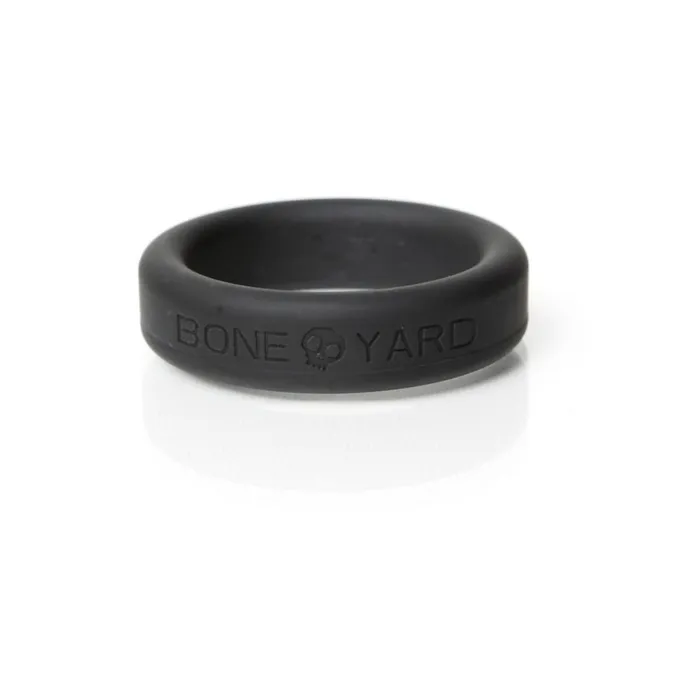 Channel 1 Releasing Anal Boneyard Silicone Ring 14 inches Black