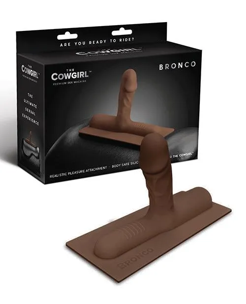 Cotr INC The Cowgirl Bronco Silicone Attachment Chocolate Female Sex Toys