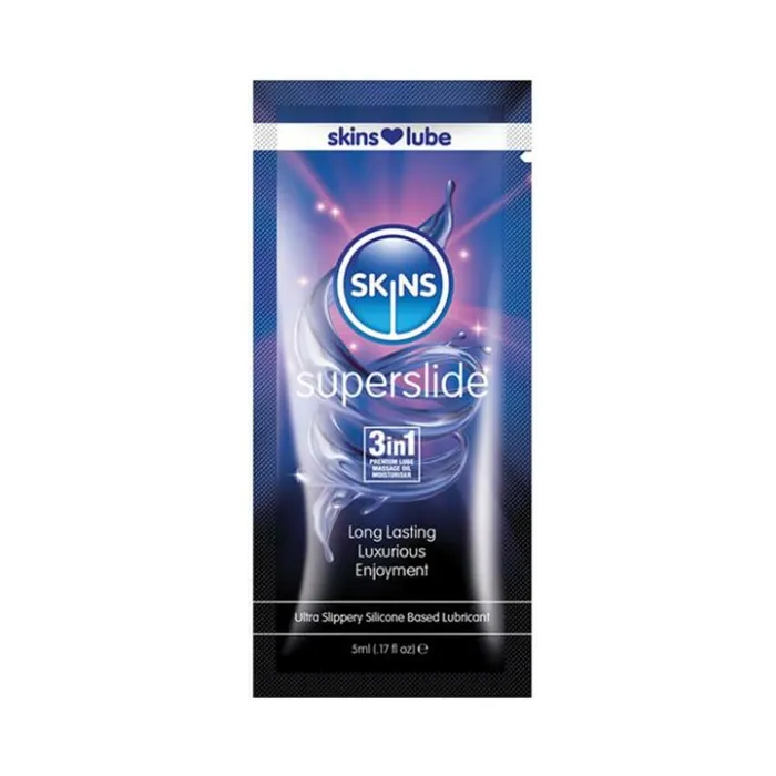 Creative Conceptions LLC Female Sex Toys Skins Superslide Silicone Lube 5 Ml Creative Conceptions LLC Female Sex Toys Skins Superslide Silicone Lube 5 Ml