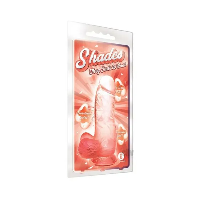 Dildos Icon Brands Inc Small Jelly Tpr Gradient Dong Coral