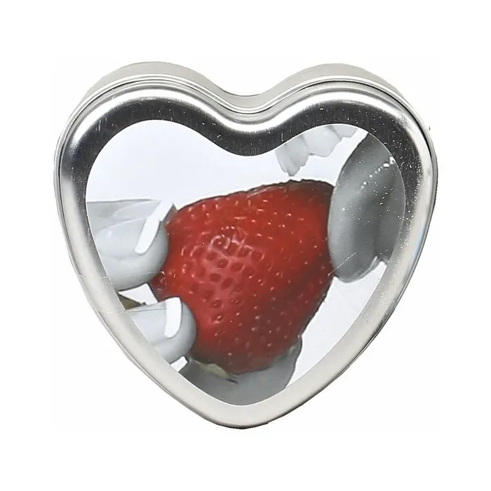 Earthly Body Edible Massage Candle Strawberry 4oz Heart Tin Earthly Body Female Sex Toys Earthly Body Edible Massage Candle Strawberry 4oz Heart Tin Earthly Body Female Sex Toys