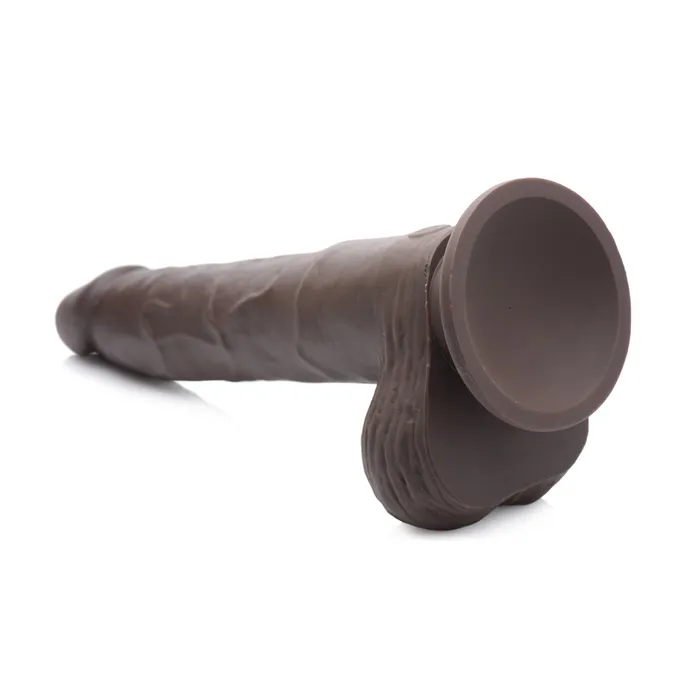 Easy Riders Dildos Thrusting and Vibrating 8 Inch Dildo Dark