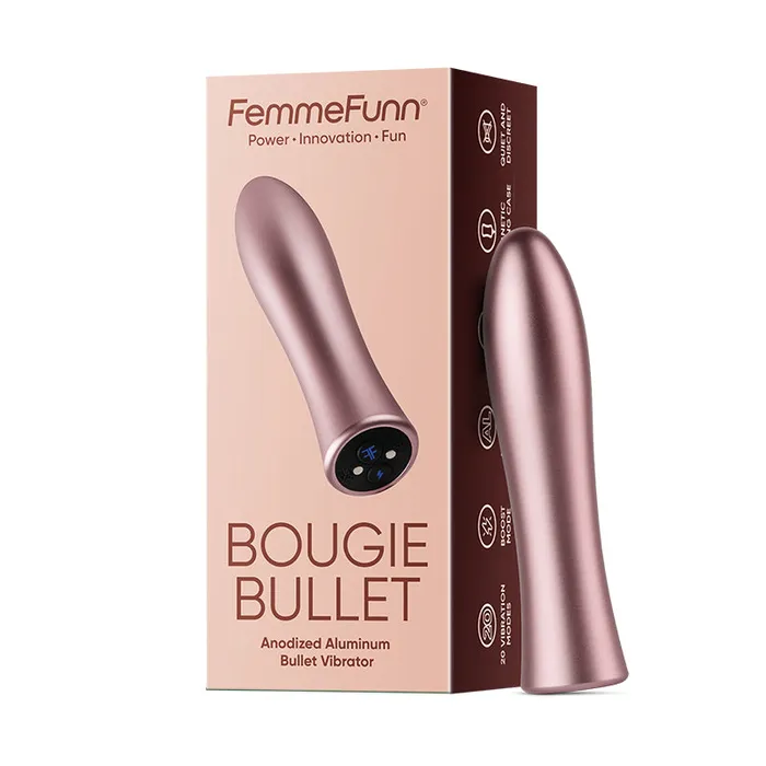 Female Sex Toys FemmeFunn Bougie Bullet Rechargeable Aluminum Vibrator Rose Gold Vvole Female Sex Toys FemmeFunn Bougie Bullet Rechargeable Aluminum Vibrator Rose Gold Vvole