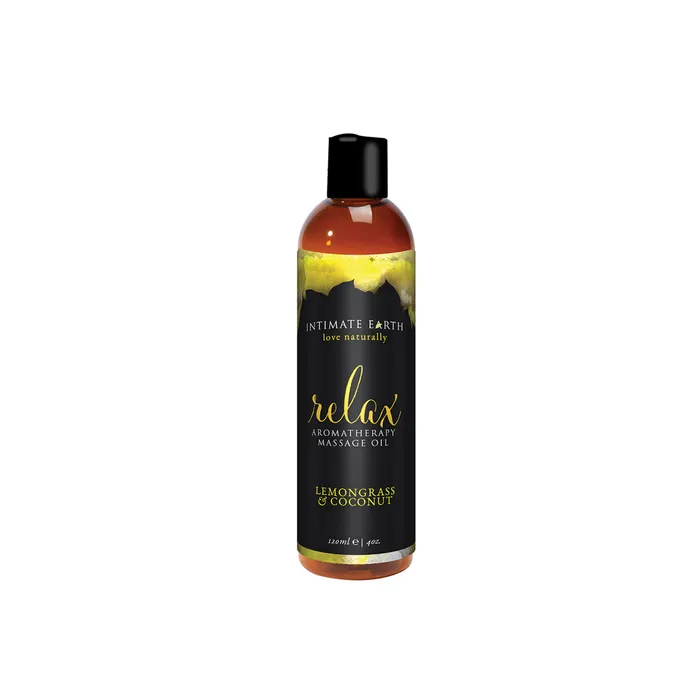 Intimate Earth Couples Intimate Earth Massage Oil Relax Lemongrass Coconut