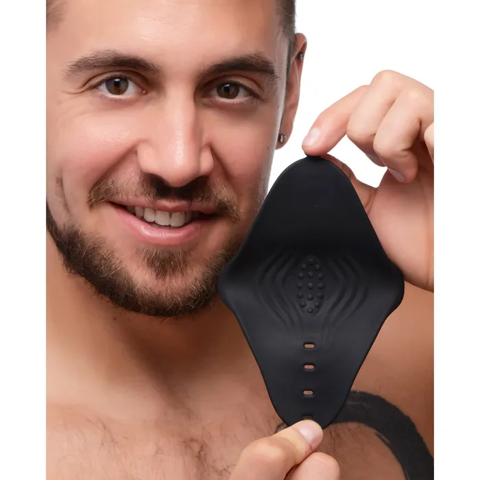 Male Sex Toys Trinity Men 10X Pleasure Stroke Vibrating Silicone Penis Sleeve