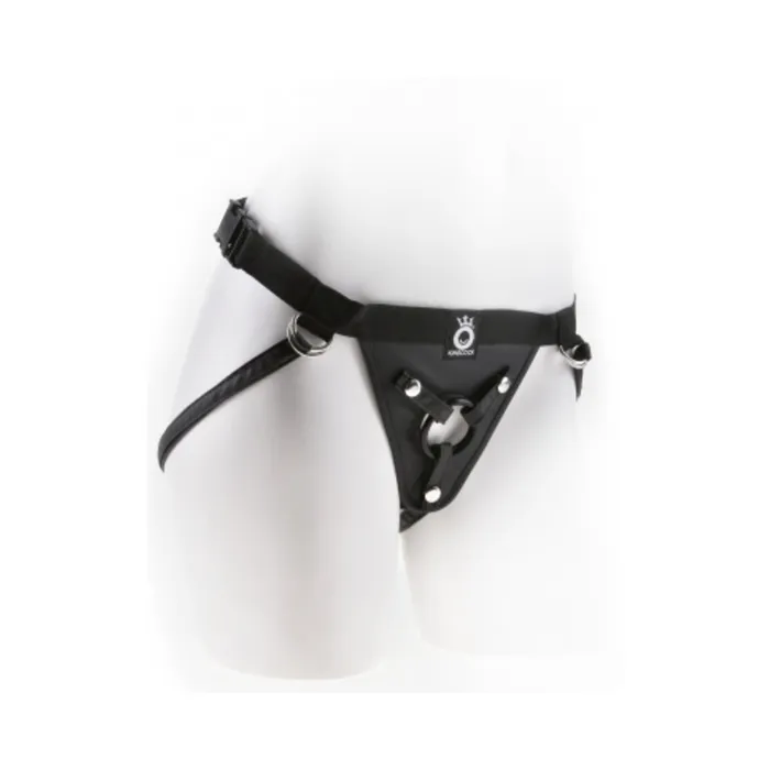 Pipedream Female Sex Toys King Cock Fit Rite Harness Black Nylon Strap On