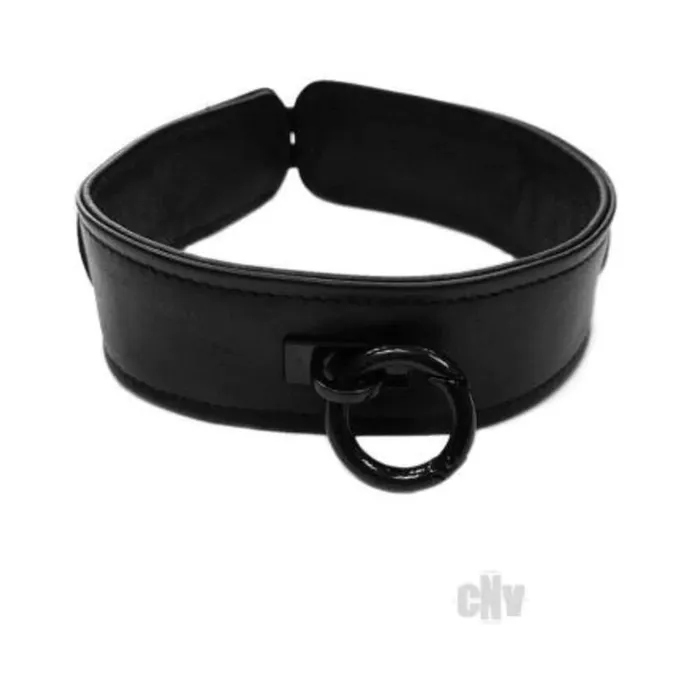 Rouge Group LTD Restraints Rouge Leather Wrist Cuffs Black With Black Accessories Rouge Group LTD Restraints Rouge Leather Wrist Cuffs Black With Black Accessories