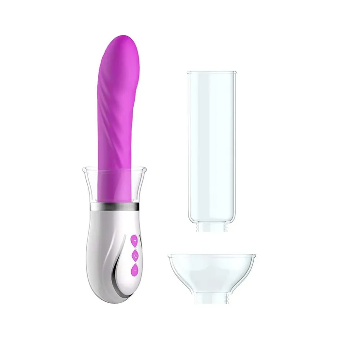Shots America LLC Vibrators Twister 4 In 1 Rechargeable Couples Pump Kit Purple Shots America LLC Vibrators Twister 4 In 1 Rechargeable Couples Pump Kit Purple