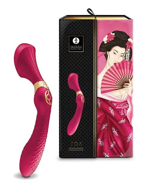 Shunga Zoa Intimate Massager Raspberry Shunga Female Sex Toys