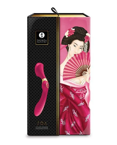 Shunga Zoa Intimate Massager Raspberry Shunga Female Sex Toys