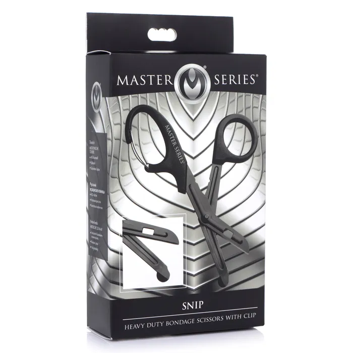 Snip Heavy Duty Bondage Scissors with Clip Master Series Couples