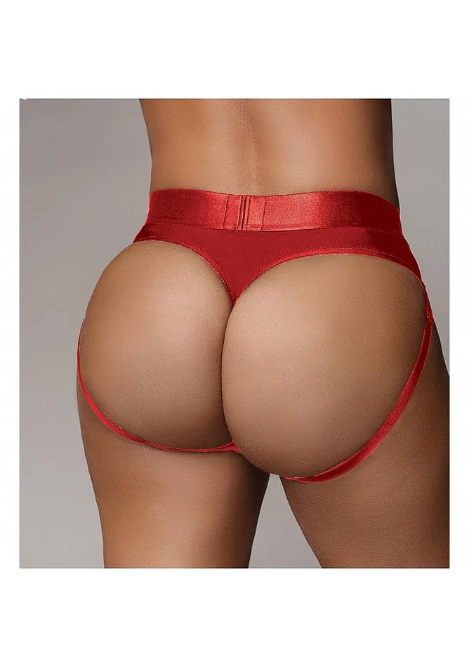 VIBRATING STRAP ON WITH BUTT STRAPS RED XSS SHOTS AMERICA LLC Female Sex Toys