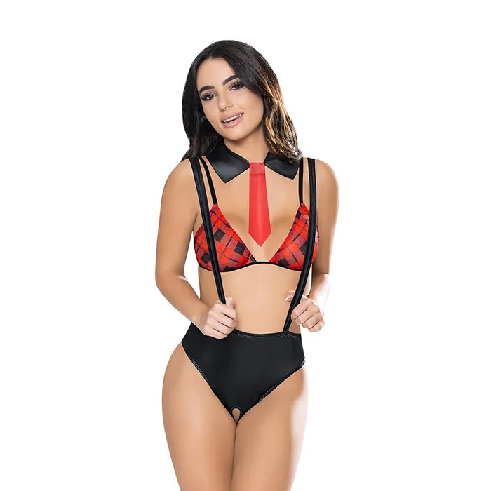 Vibrators Magic Silk Dress Up Sorority Sweetie Costume Red SM Magic Silk