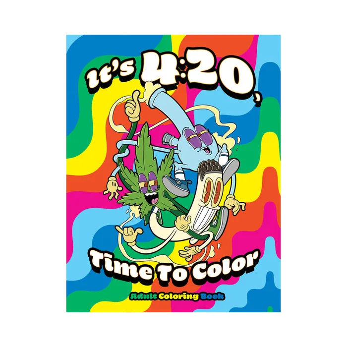 Vibrators Wood Rocket LLC Its 420 Time To Color Coloring Book
