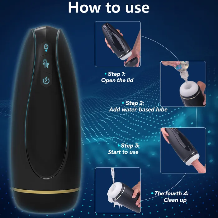 YoYoLemon Male Masturbator with Vibrating and Suction Realistic Textured Vagina Pocket Pussy YoYoLemon Male Sex Toys