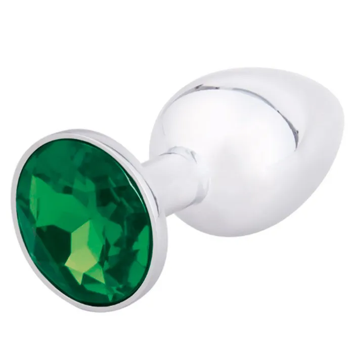 Anal Elegant Gemmed Steel Plug loveplugs