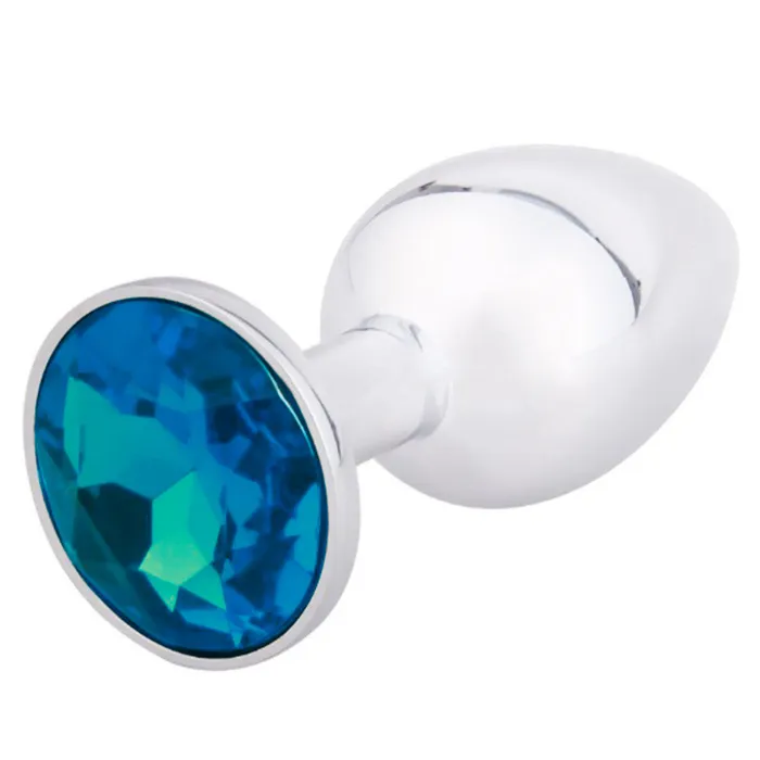 Anal Elegant Gemmed Steel Plug loveplugs