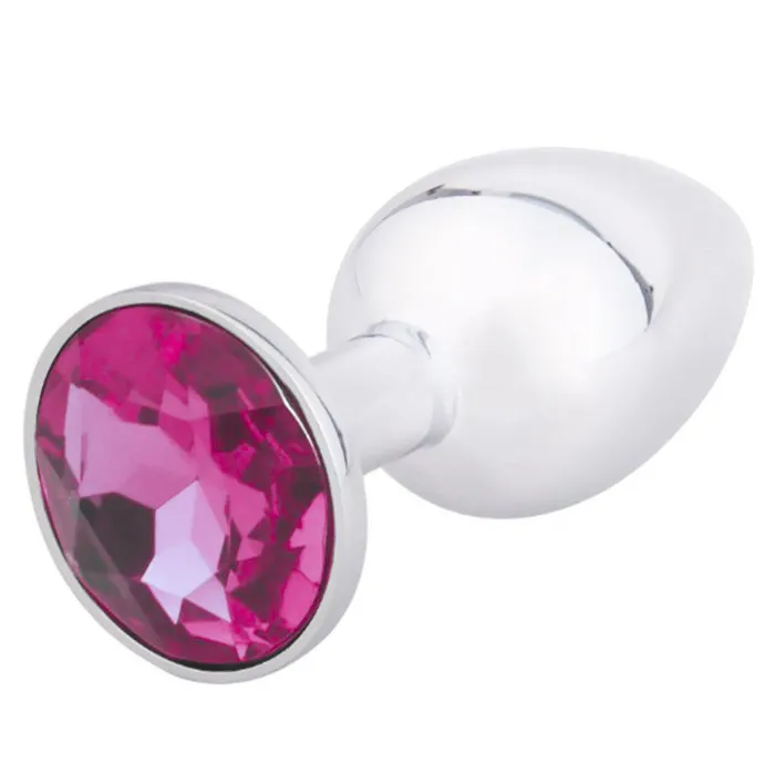 Anal Elegant Gemmed Steel Plug loveplugs