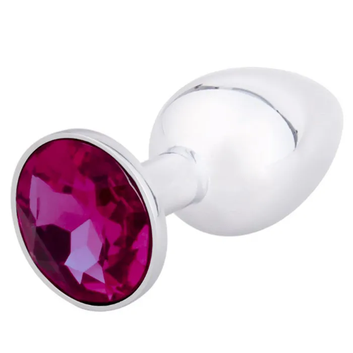 Anal Elegant Gemmed Steel Plug loveplugs