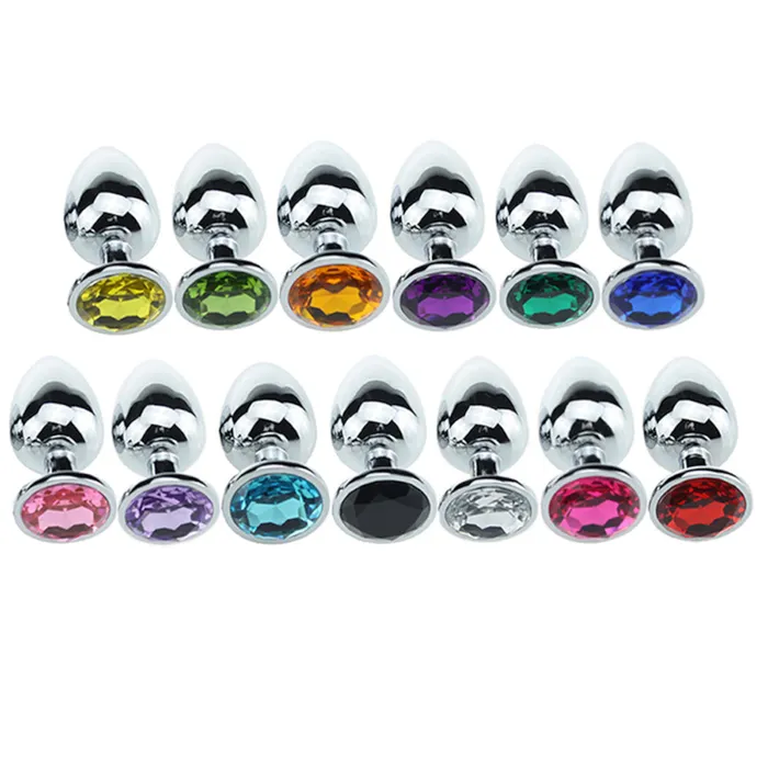 Anal Elegant Gemmed Steel Plug loveplugs
