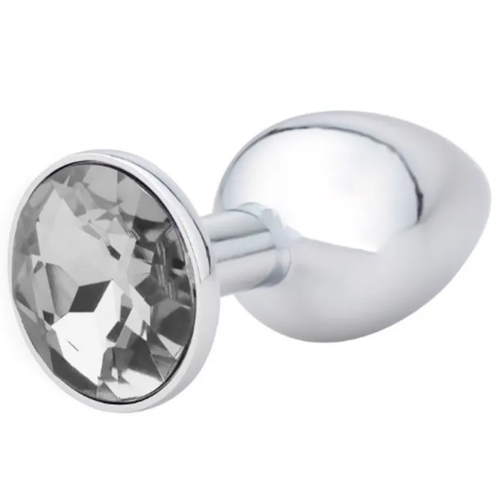 Anal Elegant Gemmed Steel Plug loveplugs