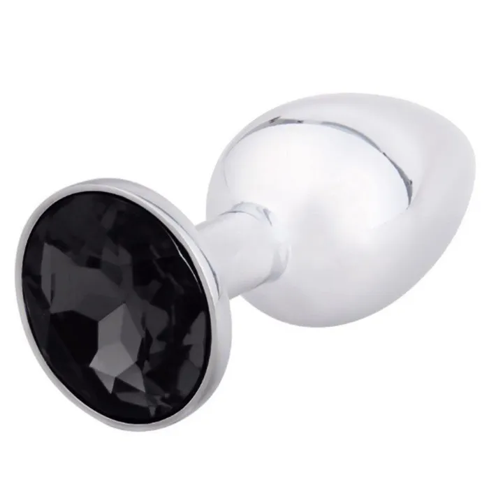 Anal Elegant Gemmed Steel Plug loveplugs