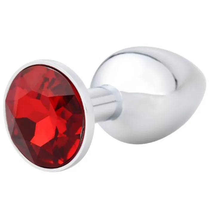 Anal Elegant Gemmed Steel Plug loveplugs