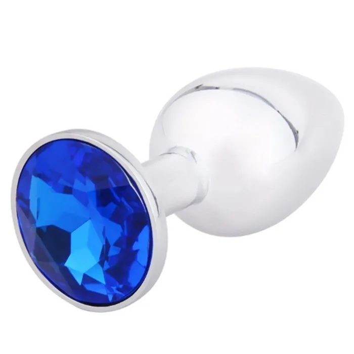 Anal Elegant Gemmed Steel Plug loveplugs