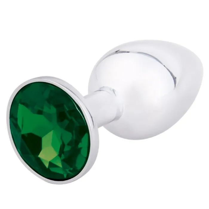 Anal Elegant Gemmed Steel Plug loveplugs