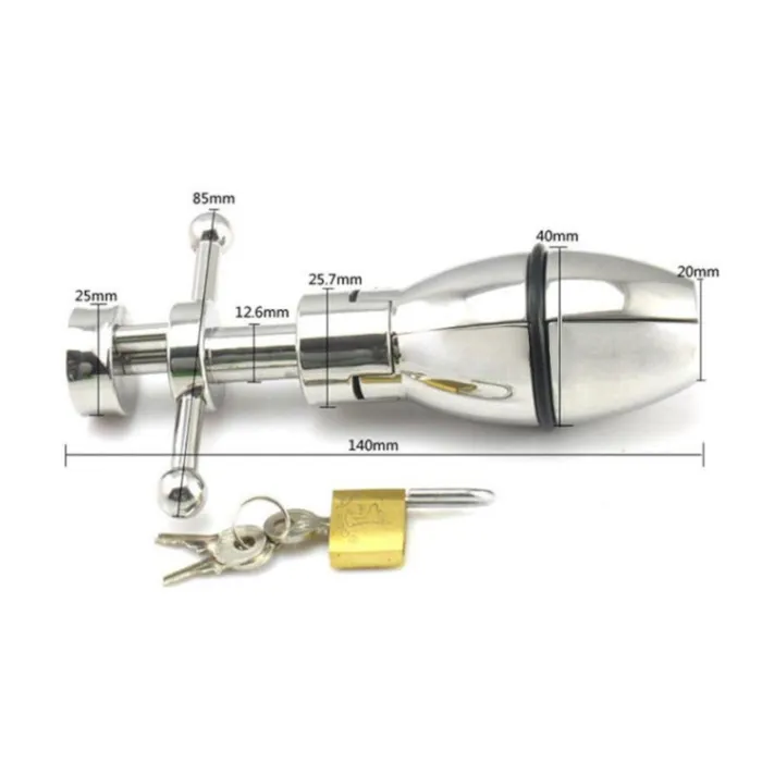 Anal Love Plugs The Gentlemans Fancy Spreader Locking Plug Anal Love Plugs The Gentlemans Fancy Spreader Locking Plug