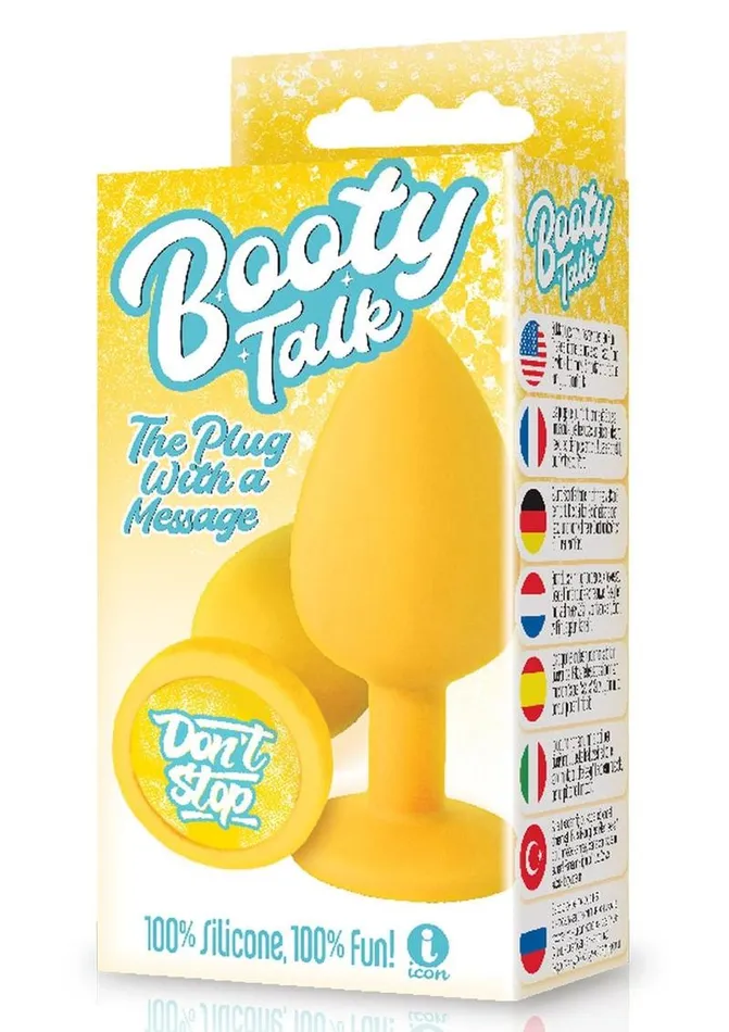 Anal THE 9S The 9s Booty Talk Silicone Butt Plug Dont Stop