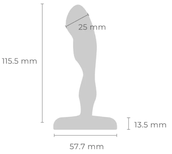 bVibe Anal bVibe Stainless Steel Prostate Plug