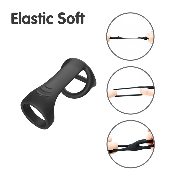 BlissCircle Black Silicone Rubber Penis Ring The Bad Peach Store Male Sex Toys BlissCircle Black Silicone Rubber Penis Ring The Bad Peach Store Male Sex Toys