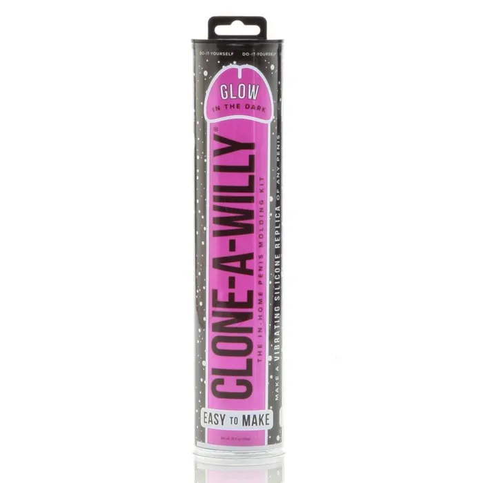 Clone A Willy Penis Moulding Kit Glow In The Dark Hot Pink CloneAWilly Dildos