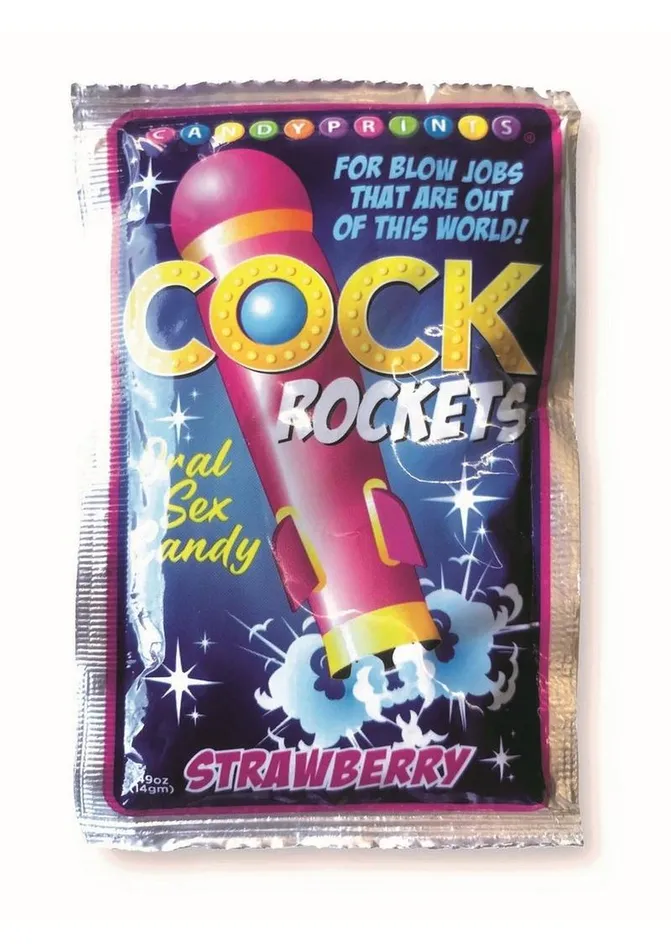 Cock Rockets Oral Sex Candy Strawberry Candyprints Candy Dildos