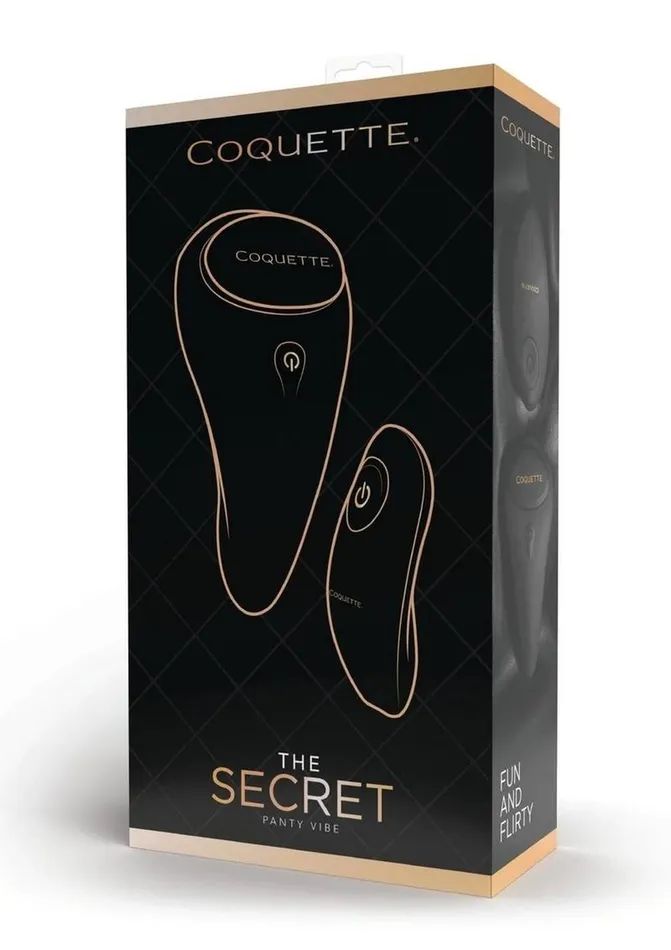 Coquette The Secret Panty Vibe Rechargeable Silicone Clitoral Vibrator Coquette Female Sex Toys Coquette The Secret Panty Vibe Rechargeable Silicone Clitoral Vibrator Coquette Female Sex Toys