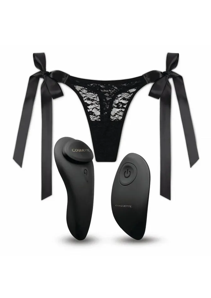Coquette The Secret Panty Vibe Rechargeable Silicone Clitoral Vibrator Coquette Female Sex Toys
