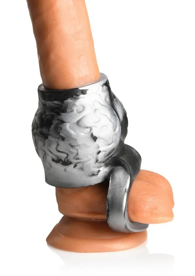 Creature Cocks Night Prowler Silicone Penis Sleeve and Ball Stretcher Creature Cocks Male Sex Toys