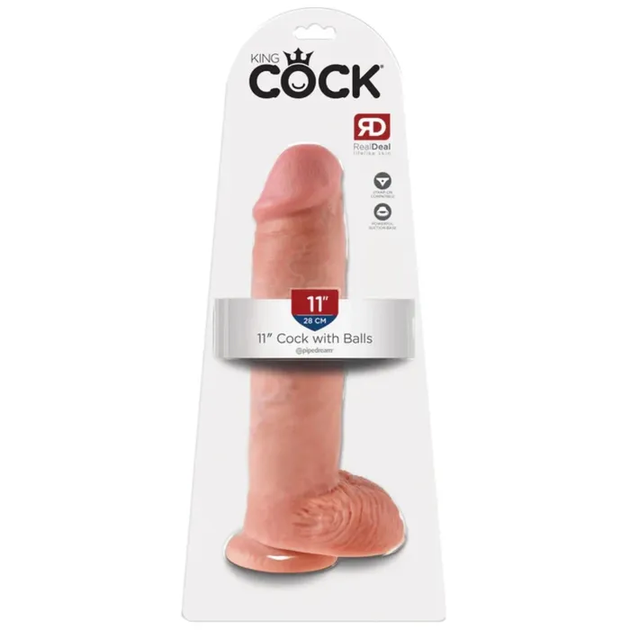 Dildos King Cock King Cock Dildo With Balls Pink 11 Inch