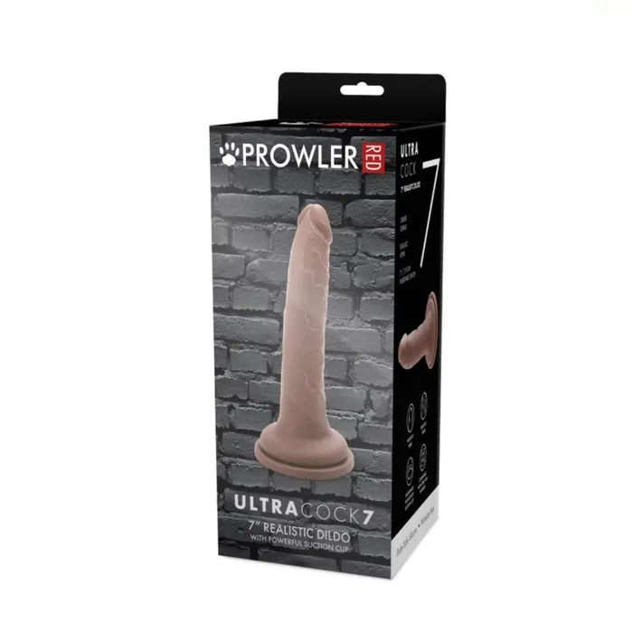 Dildos Prowler RED Prowler RED Ultra Cock Dildo Brown 7 Inch