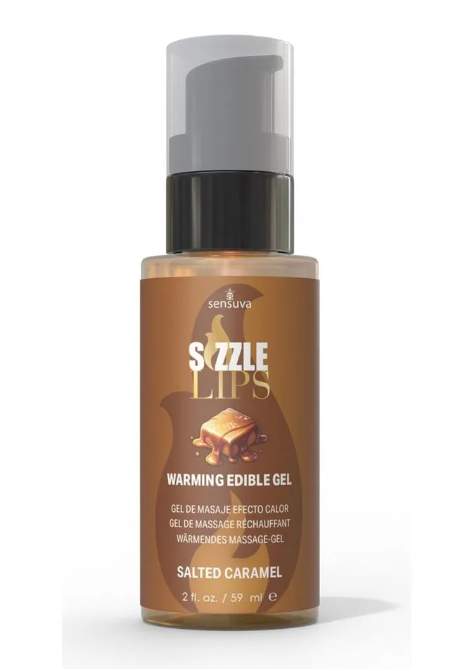 Enhancers Sizzle Lips Sizzle Lips Warming Edible Gel Salted Caramel