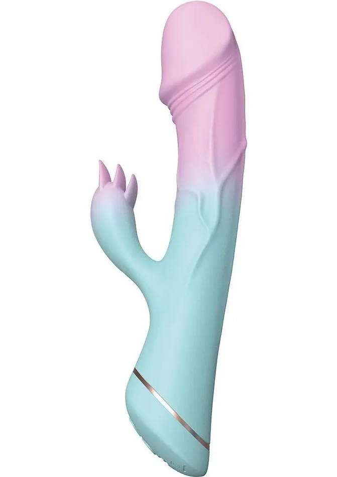 Female Sex Toys Cotton Candy Jawbreaker Rechargeable Silicone Vibrator with Clitoral Stimulator Hott Products Female Sex Toys Cotton Candy Jawbreaker Rechargeable Silicone Vibrator with Clitoral Stimulator Hott Products
